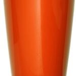 DCN 2216-40 Planter, 16 in Dia, 24 in H, Thermoplastic, Orange