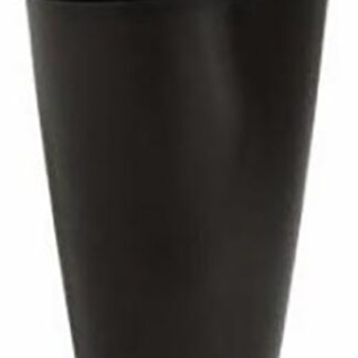 DCN 2209-36 Planter, 9 in Dia, 13-1/2 in H, Thermoplastic, Black