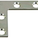 National Hardware 115BC Series N266-460 Corner Brace, 1-1/2 in L, 3/8 in W, 1-1/2 in H, Steel, Zinc, 0.07 Thick Material Sells in Quantity of 40