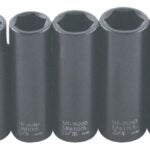 Unitool UT1508D Socket Set, Metal, Specifications: 6-Point, 1/2 in Drive