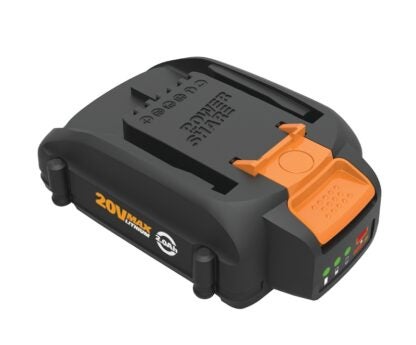 Worx WA3575 Lithium Battery, 20 V Battery, 2 Ah, 5 hr Charging