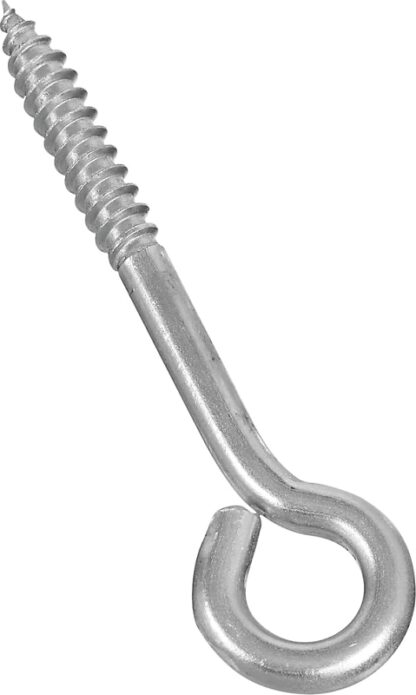 National Hardware N220-772 Lag Screw Eye, 1/4 in Thread, 1-1/2 in L Thread, 1/2 in ID Dia Eye, 2.76 in L Shank Sells in Quantity of 10