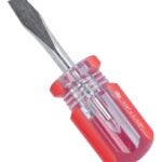 Vulcan TB-SD03 Screwdriver, 1/4 in Drive, Slotted Drive, 3-1/4 in OAL, 1-1/2 in L Shank, Plastic Handle