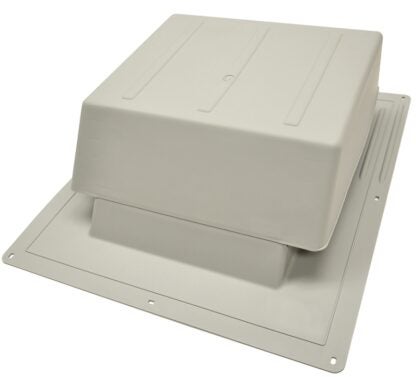 Master Flow IR65G Roof Louver, 5.88 in L, 18 in W, Resin, Gray Sells in Quantity of 6