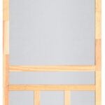 Screen Tight Creekside Series WCRC30 Screen Door, 30 in W Opening, 80 in H Opening, Wood Frame, Left, Right, Natural Sells in Quantity of 2