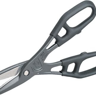 Malco Andy Snip MC12NG Combination Snip, 12 in OAL, 3 in L Cut, J-Channel Cut, Steel Blade, Loop Handle, Charcoal Handle