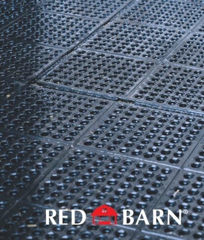 Red Barn 5608001 Interlocking Mat, Rubber, Black Sells in Quantity of 50