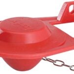 Korky 2001FR Toilet Flapper, Specifications: 2 in Size, Rubber, Red, For: 2 in Opening Flush Valve Toilet