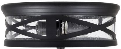 Sylvania 60063 Flush Mount Fixture, 120 V, 2-Lamp, LED Lamp, 1600 Lumens Lumens, 3500 K Color Temp, Metal Fixture