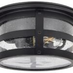 Sylvania 60079 Flush Mount Fixture, 120 V, 2-Lamp, LED Lamp, 1600 Lumens Lumens, 3500 K Color Temp, Metal Fixture