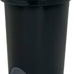 Sterilite Ultra 10819002 Waste Basket, 2.6 gal Capacity, Plastic, Black, 13-3/8 in H Sells in Quantity of 2