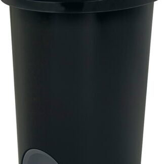 Sterilite Ultra 10819002 Waste Basket, 2.6 gal Capacity, Plastic, Black, 13-3/8 in H Sells in Quantity of 2