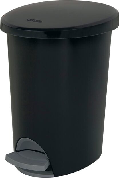 Sterilite Ultra 10819002 Waste Basket, 2.6 gal Capacity, Plastic, Black, 13-3/8 in H Sells in Quantity of 2