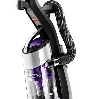 Bissell CleanView 2258C Swivel Pet Rewind Upright Vacuum, Multi-Level Filter, 27 ft L Cord, Black