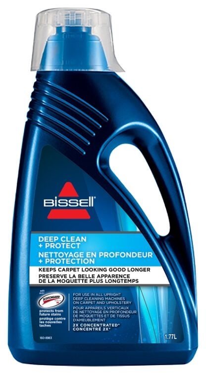 Bissell 62E5D Carpet Cleaner, 60 oz, Liquid, Pleasant, Clear