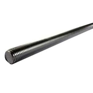 Reliable TRP516 Threaded Rod, 5/16-18 Thread, 36 in L, A Grade, Steel, Red, Machine Thread Sells in Quantity of 5