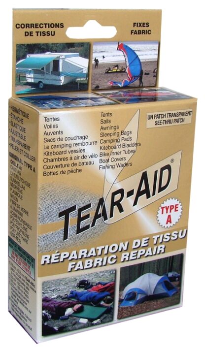 Tear-Aid D-KIT-A04-100 Fabric Repair Patch Kit, A, Gold