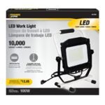 PowerZone GT-510-U LED Work Light, 120 VAC, 110 W, 10,000 Lumens, 5000 K Daylight Color Temp