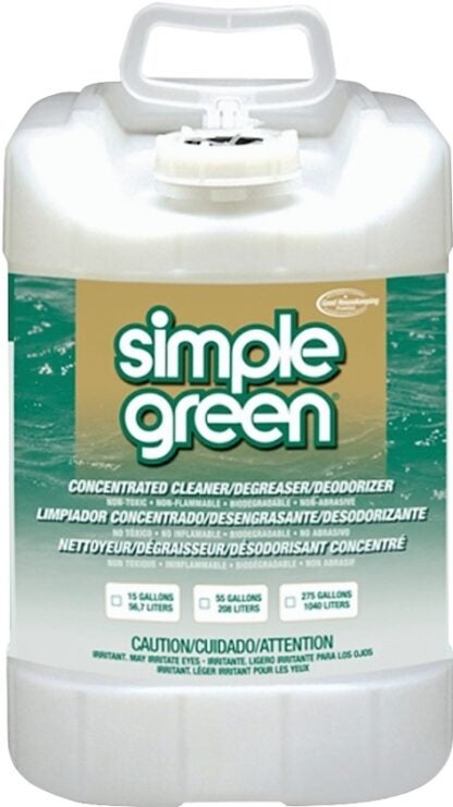 Simple Green 2700000113006 All-Purpose Cleaner, 5 gal Pail, Liquid, Sassafras, Translucent Green