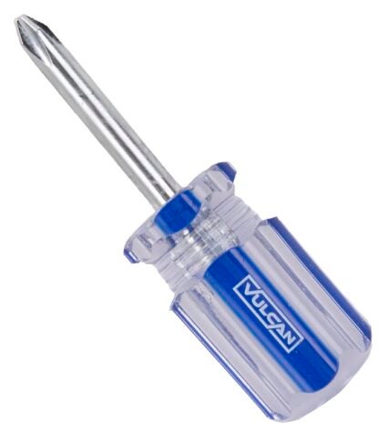 Vulcan TB-SD08 Screwdriver, 2 Drive, Phillips Drive, 3-1/4 in OAL, 1-1/2 in L Shank, Plastic Handle