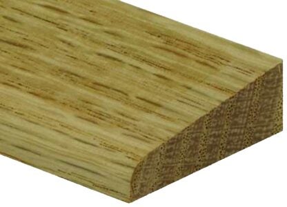 Shur-Trim FW3800NAT06 Reducer Molding, 6 ft L, 1-5/16 in W, 3/8 in Thick, Hardwood, Titanium Oak