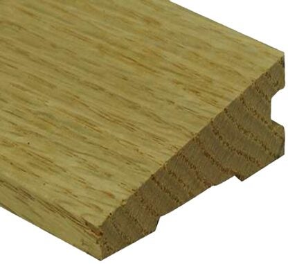 Shur-Trim FW3880NAT06 Reducer Floor Edge, 6 ft L, 2-1/2 in W, Oak Wood, Natural