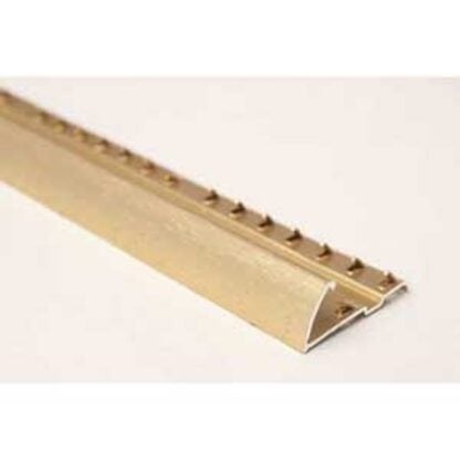 Shur-Trim FA1750HGA03 Carpet Edge Cover, 3 ft L, 1-1/2 in W, Aluminum, Hammered Gold Anodized