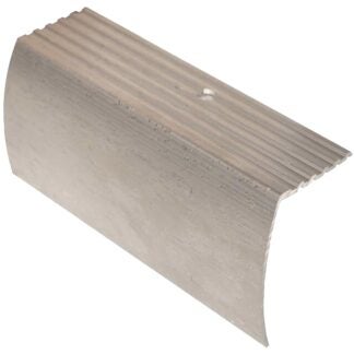 Shur-Trim FA2190BCL03 Stair Nose Moulding, 3 ft L, 1-1/8 in W, Aluminum, Bright Clear