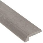 Shur-Trim FA1121HSI12 Molding Tile Edge Cap, 12 ft L, 3/4 in W, Aluminum, Hammered Silver