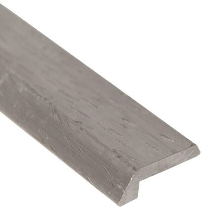 Shur-Trim FA1121HSI12 Molding Tile Edge Cap, 12 ft L, 3/4 in W, Aluminum, Hammered Silver