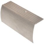 Shur-Trim FA2190BCL12 Stair Nose Moulding, 12 ft L, 1-1/8 in W, Aluminum, Bright Clear