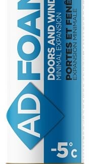 Adfast 1885-2/750ML Low Expanding Insulating Foam Sealant, Blue, 1 hr Functional Cure, 23 to 95 deg F, 750 mL, Can Sells in Quantity of 12