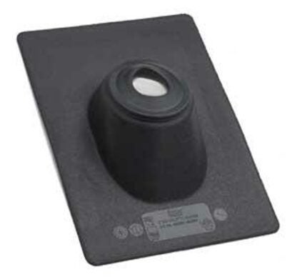 Oatey No-Calk Series 48103 Roof Flashing, 16 in OAL, 14 in OAW, 4 in Pipe, Thermoplastic