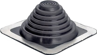 Hercules Master Flash Series 14053 Roof Flashing, 10 in OAL, 10 in OAW, Thermoplastic