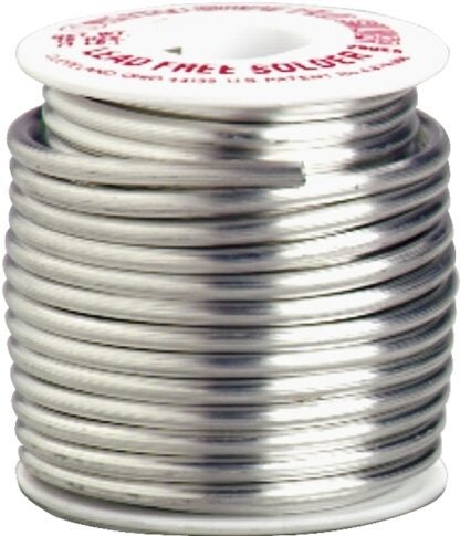 Oatey Safe-Flo 29024 Wire Solder, 1/2 lb, Solid, Silver, 415 to 455 deg F Melting Point