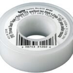 Oatey 31202 Thread Sealant Tape, 520 in L, 1/2 in W, PTFE, White