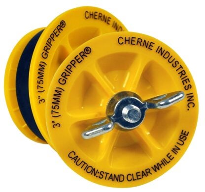 Cherne 270237 Pipe Plug, 3 in Connection, ABS