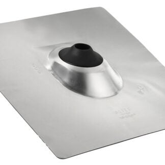 Oatey 12849 Roof Flashing, 18 in OAL, 18 in OAW, 2 in Pipe, Aluminum