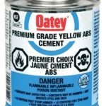 Oatey 48904 Solvent Cement, Liquid, Yellow, 118 mL