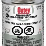 Oatey 31582 Solvent Cement, 473 mL Can, Liquid, Gray