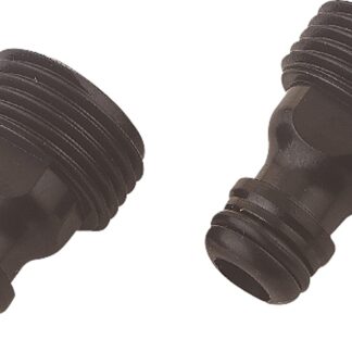 Landscapers Select GC545-2 Tap Adapter Male Thread, Male Thread, Plastic, Black, For: Quick Connector