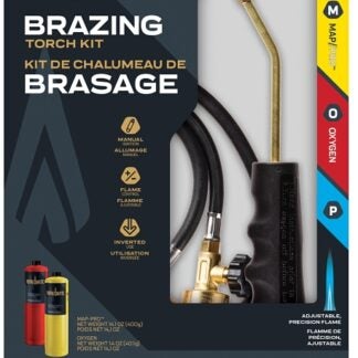 BernzOmatic WK5500OX CAN Torch Kit, Brass Sells in Quantity of 2