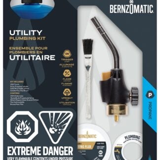 BernzOmatic WPK2301 CAN Basic Plumbing Torch Kit, Steel Sells in Quantity of 3