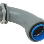 Southwire SIMPush LTNM-90-075 Liquidtight Connector, 3/4 in Push-On, 2.985 in L, PVC, Gray