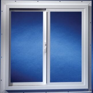 Duo-Corp 3020IGUT Utility Window, 23-1/2 in H x 35-1/2 in W Window, Vinyl Frame