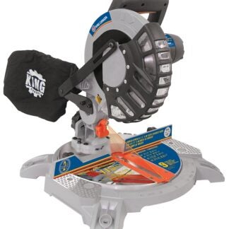 King Canada 8320SC Miter Saw, 1-3/16 x 3-1/4 in Cutting Capacity, 5500 rpm Speed, 45 deg Max Miter Angle