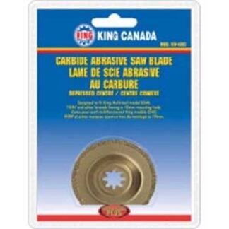 King Canada KW-4803 Depressed Centre Abrasive Saw Blade, 2-1/2 in, Carbide