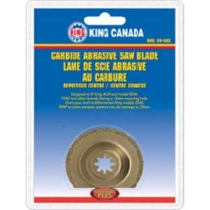 King Canada KW-4803 Depressed Centre Abrasive Saw Blade, 2-1/2 in, Carbide