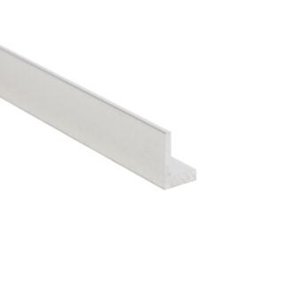 Loxcreen DUA9354SCL08 Angle Stock, 8 ft L, Aluminum, Satin Clear Sells in Quantity of 5