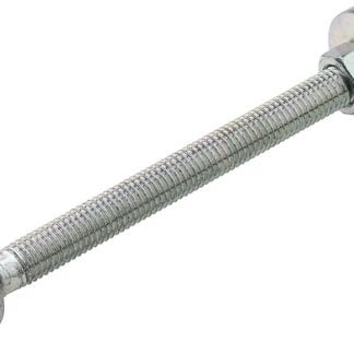 National Hardware N130-617 Full Threaded Bolt Hook, 8 in L, Steel, Zinc-Plated